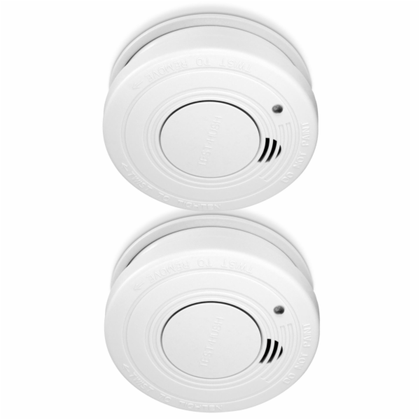 Alecto Rauchmelder mit 5 Jahren Batterielaufzeit, 2er-Pack