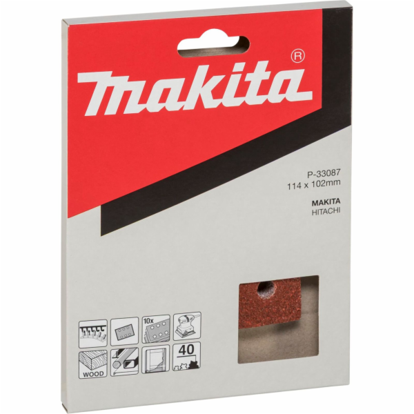 Makita Sand Paper 102x114  K40
