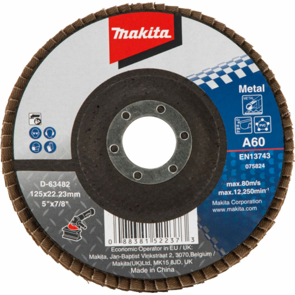 Kotouč na okvětní lístky Makita D-63482 125x22,23mm 60