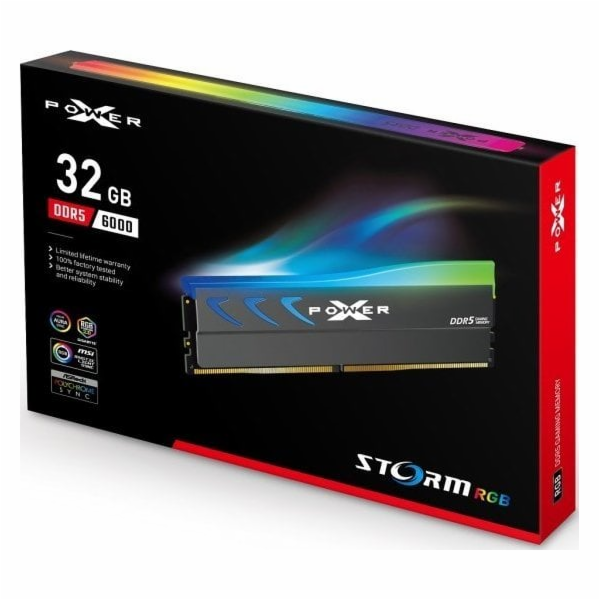 Silicon Power XPOWER Storm RGB paměťový modul 32 GB 1 x 3...