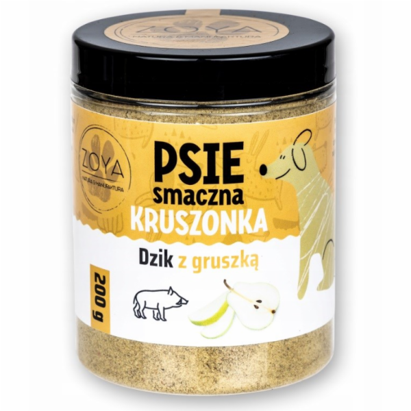 ZOYA Wild Boar and Pear Crumble - pamlsek pro psa - 200g
