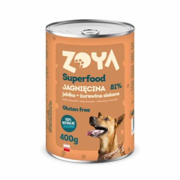 ZOYA Superfood Lamb - vlhké krmivo pro psy - 400g