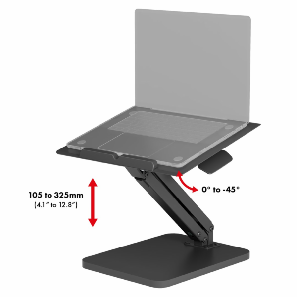 Stolní stojan Maclean pro monitor nebo notebook, plynová ...