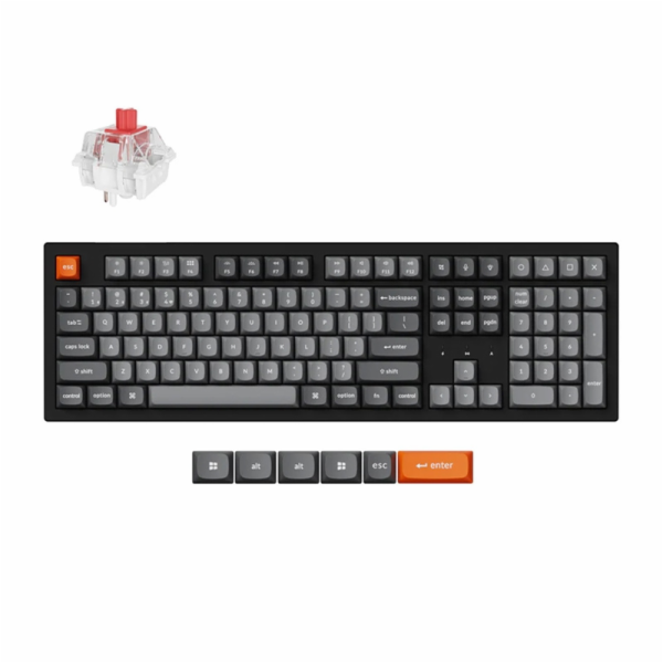 Bezdrátová klávesnice Keychron K10 Max RGB Red Switch (če...