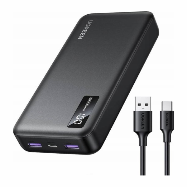 UGREEN 20000mAh Two-way Fast Charging Powerbank Black