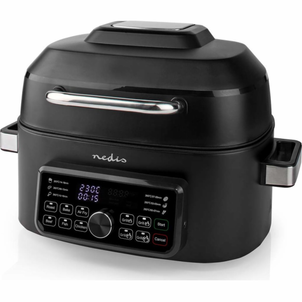 NEDIS multifunkční horkovzdušná fritéza/ objem 6 L/ 120 m...
