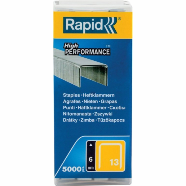 Sponky Rapid, typ 13; 10,6 x 6 mm; 5000 ks