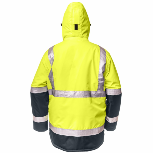 CIRIUS Bunda CANVAS HI-VIS FB-8946 žlutá, modrá, L