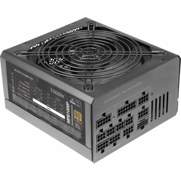 Mars Gaming MPB1000P napájecí zdroj 1000 W 24-pin ATX ATX...