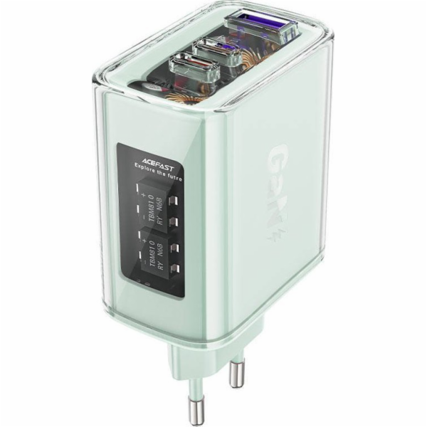 ACEFAST PD 65W GaN, 2xType C, 1x USB, Nabíječka, m