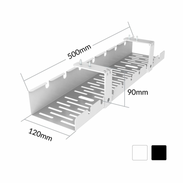 Stolní organizér kabelů ACTIVEJET CMP502 Černá