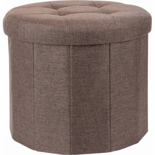 Home Styling Collection Pouf s prošívaným sedákem OTTOMAN...