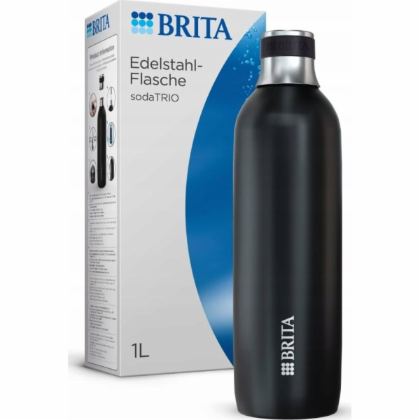 Láhev Brita sodaTRIO (1 l; černá)