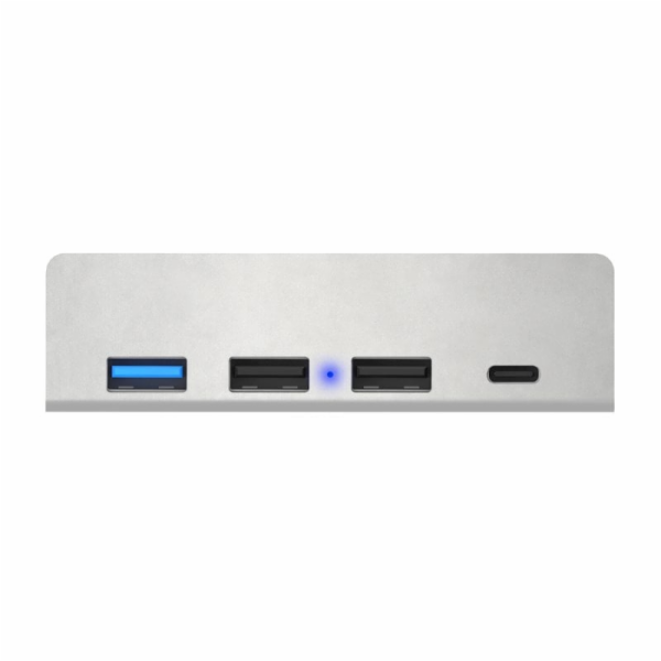 CONNECT IT USB DeskHub 4v1 na desku stolu, stříbrný