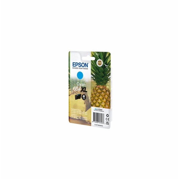 Epson 604XL - 4 ml - azurová - originální - blistr s RF /...