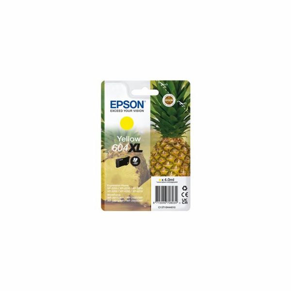 Epson 604XL Singlepack - 4 ml - XL - žlutá - originální -...