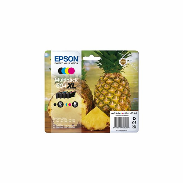 Epson 604XL Multipack - 4-balení - XL - černá, žlutá, azu...