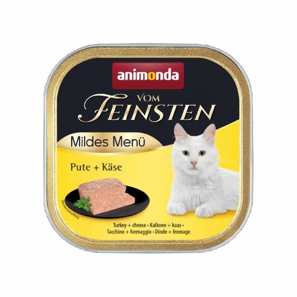 ANIMONDA Vom Feinsten Adult Mildes Menu Turkey with chees...