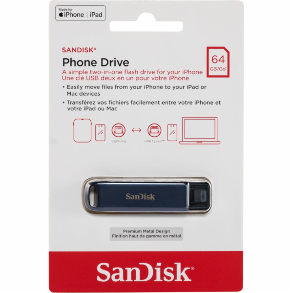 SanDisk Phone Drive - Jednotka USB flash - 64 GB - USB-C ...