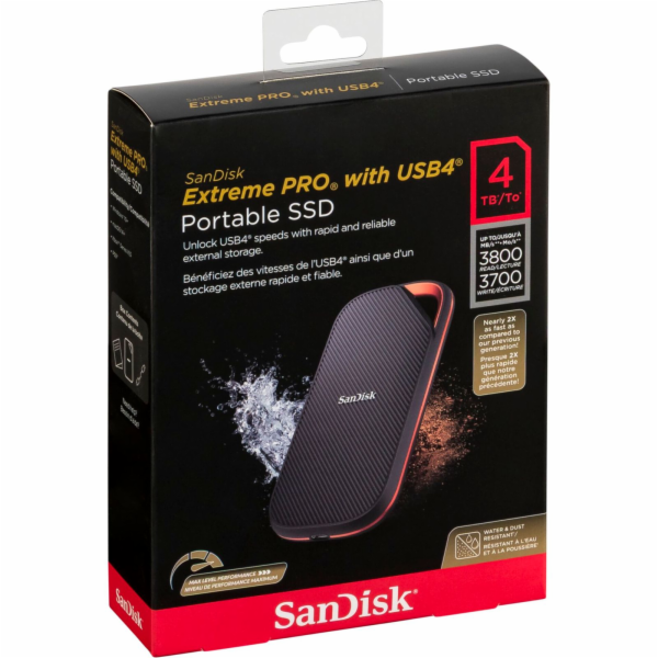 SanDisk Extreme Pro Portable SSD 4TB            SDSSDE82-...