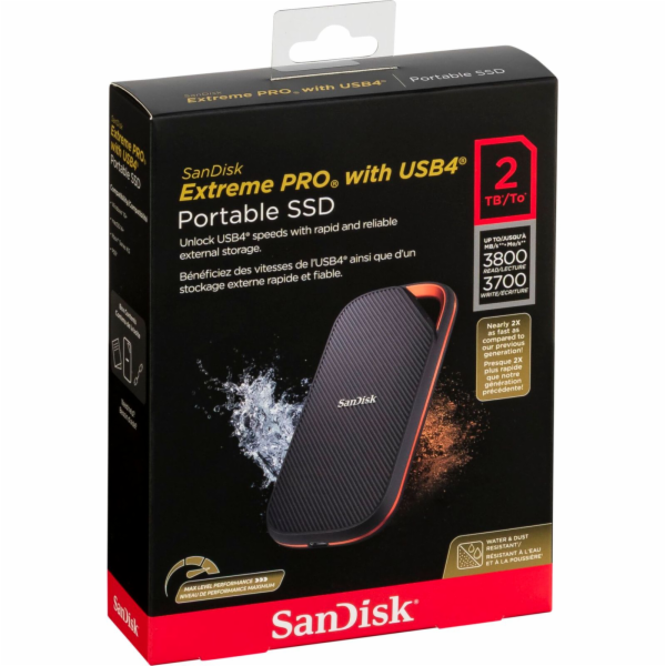 SanDisk Extreme Pro Portable SSD 2TB            SDSSDE82-...