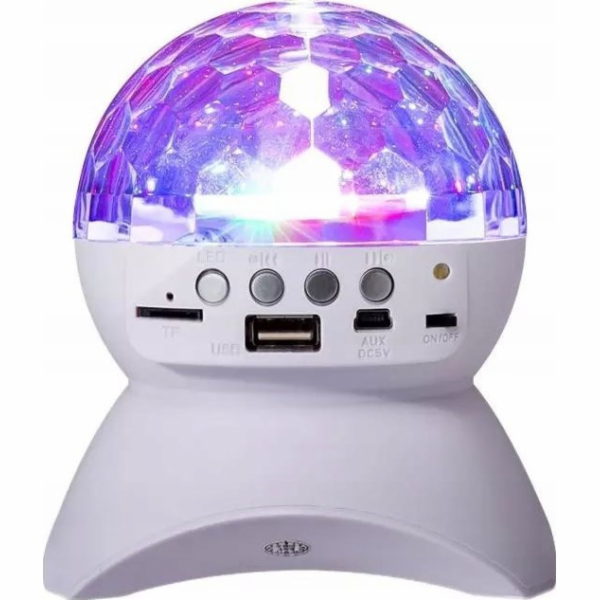 OEM LED DISCO KOULE 600mAh ČERNÁ / ČERNÁ