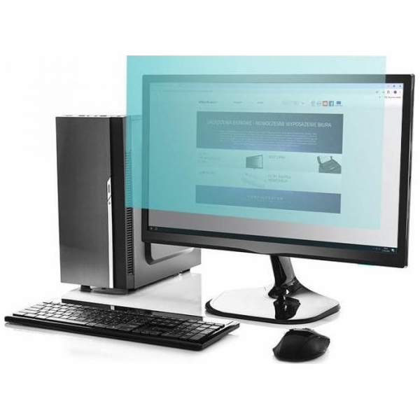 Qoltec 51049 Filtr proti modrému světlu 27" | 16:9 | Ochr...
