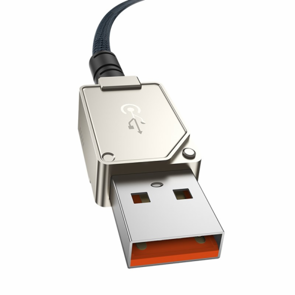 Baseus Unbreakable Kabel USB A na USB C 2 m 100 W bílá