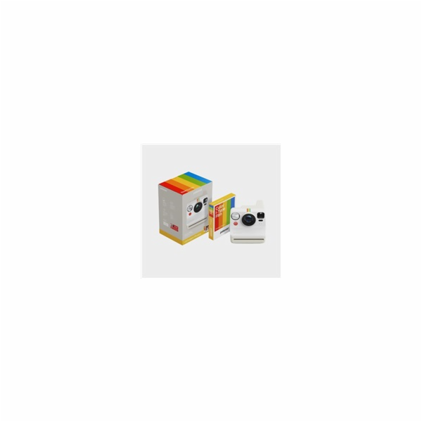 Polaroid Now Gen 3 Pebble White bundle with Color Film (8...