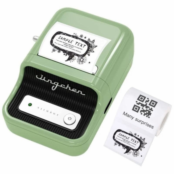 Niimbot Tiskárna štítků B21S Smart, zelená + role štítků ...