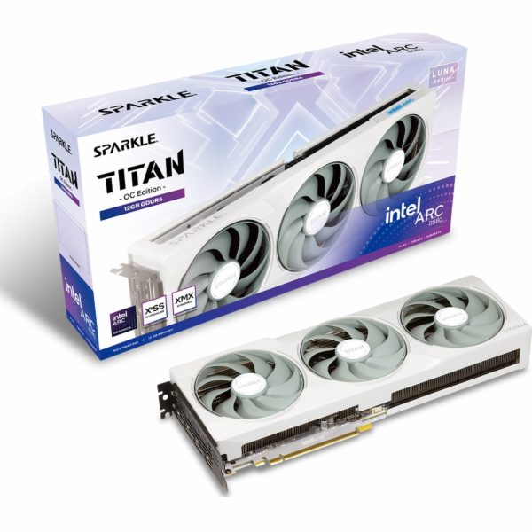 Sparkle Intel Arc B580 TITAN OC 12 GB GDDR6 Luna Edition
