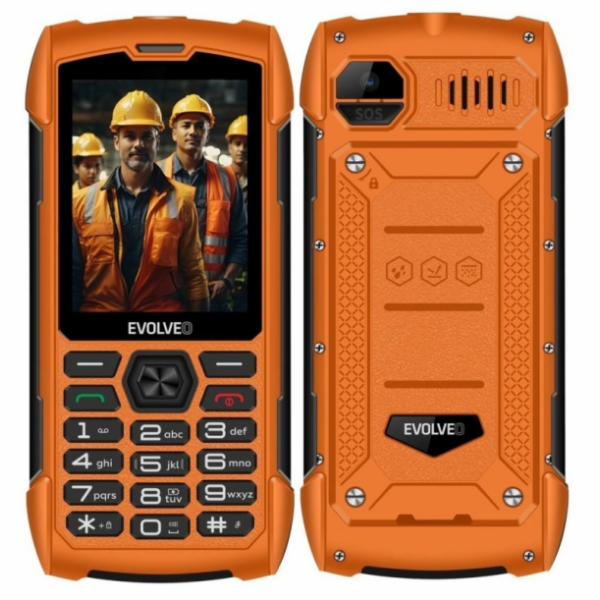 EVOLVEO StrongPhone H1, vodotěsný odolný Dual SIM telefon...