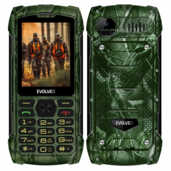 EVOLVEO StrongPhone H1, vodotěsný odolný Dual SIM telefon...