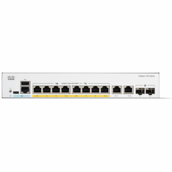 Cisco Catalyst switch C1200-8P-E-2G (8xGbE,2xGbE/SFP comb...