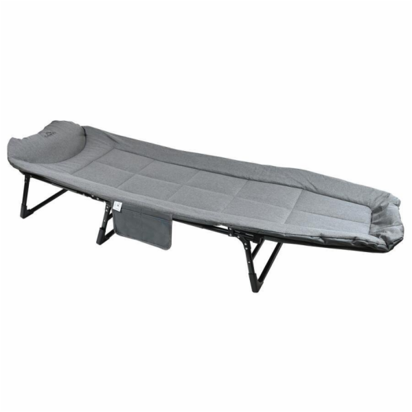 Lehátko Cattara SOFA kempingové skládací, polohovací, šedé
