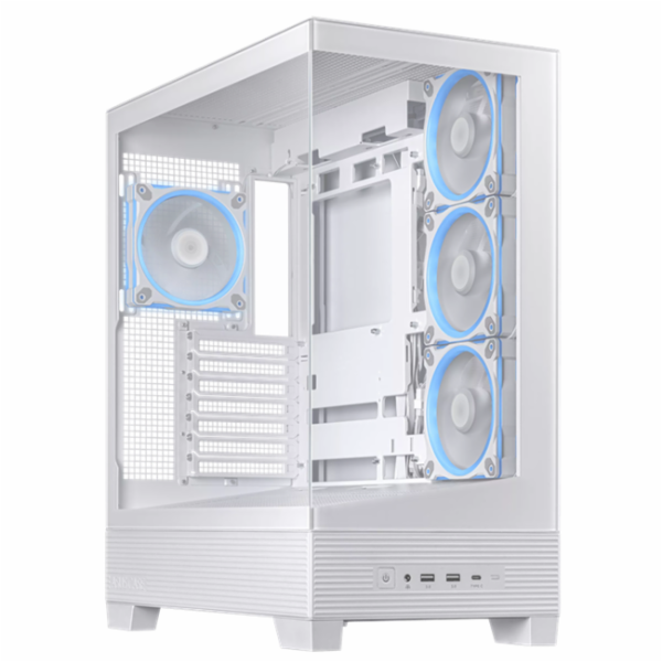 ASUS case A31 PLUS TG ARGB, Mid Tower, Průhledná bočnice,...