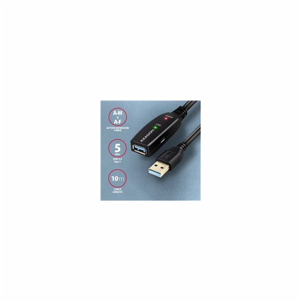 BAZAR AXAGON ADR-310, USB 3.2 Gen 1 A-M -> A-F aktivní pr...