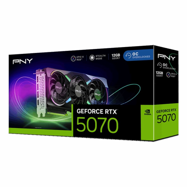 PNY GeForce RTX 5070 EPIC-X RGB OC NVIDIA 12 GB GDDR7