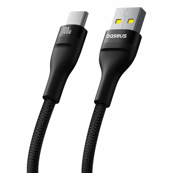 Baseus Flash 2 Rychlonabíjecí kabel USB A na USB C 1 m 10...