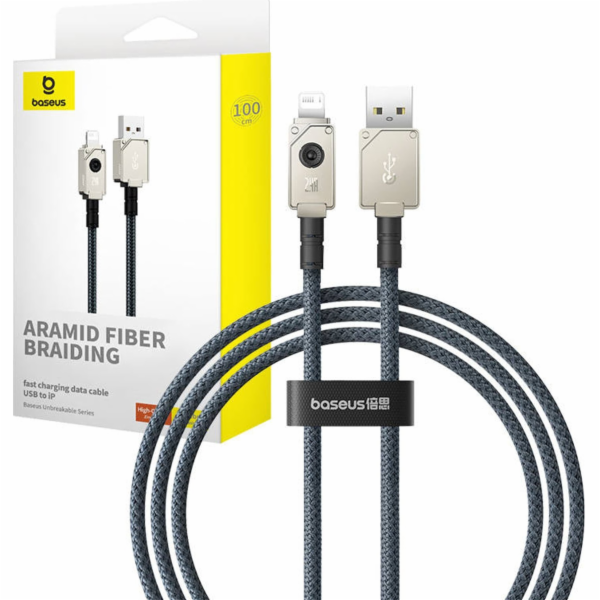 Baseus Unbreakable Kabel USB A na iP 1 m 5V-2,4A Bílá