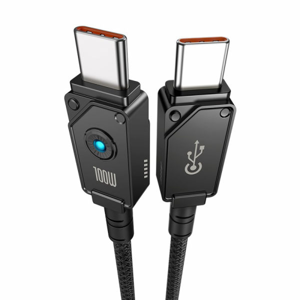 Baseus Unbreakable Kabel USB C na USB C 1 m černý