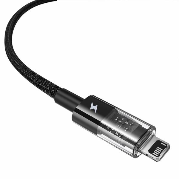 Baseus Gem Rychlonabíjecí kabel USB na IP 2,4A 1 m černý