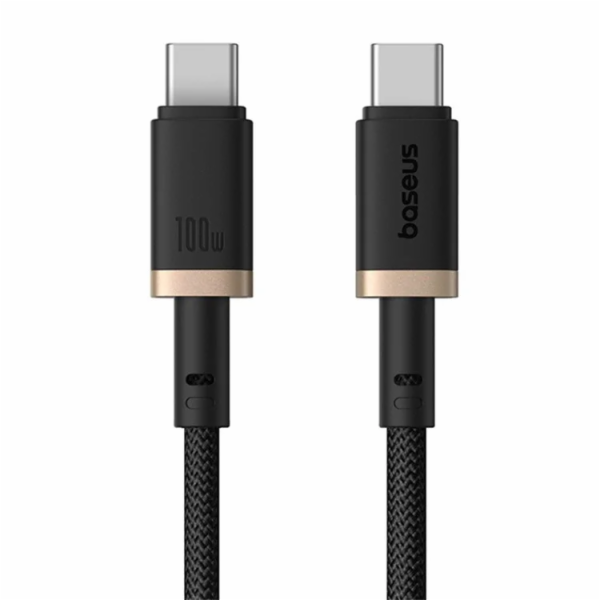 Rychlonabíjecí kabel Baseus Dura USB-C/USB-C 1m 100W čern...