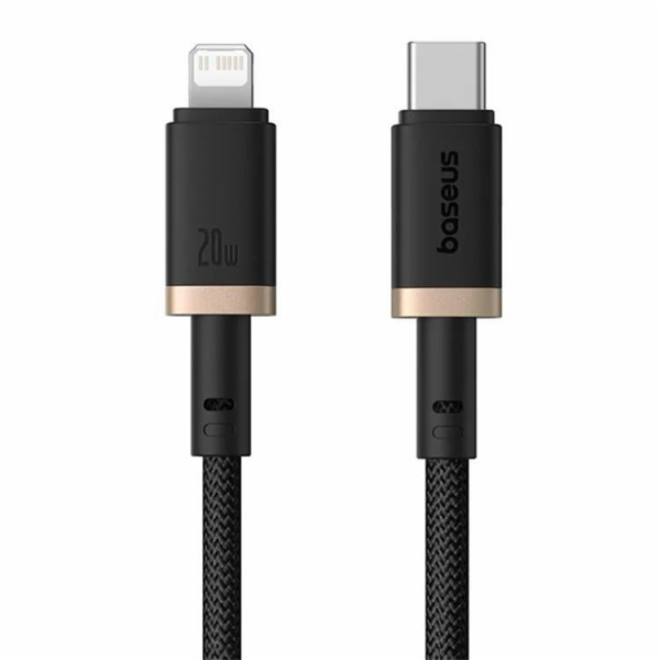 Rychlonabíjecí kabel Baseus Dura USB/Lightning 2m 20W čer...