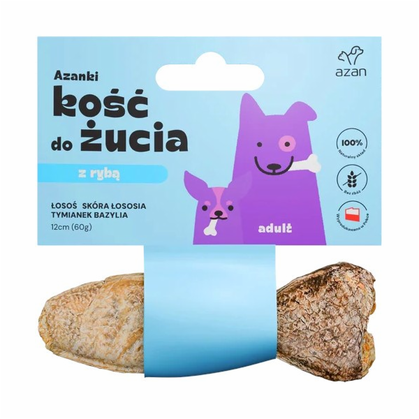 AZANKI Kost s lososem ve slupce lososa s tymiánem a bazal...