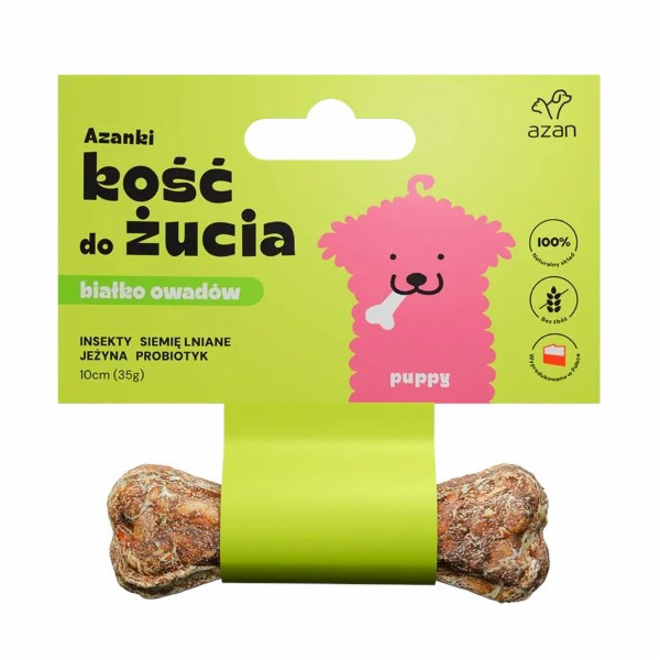 AZANKI Kost s hmyzem a probiotiky Puppy – pamlsek pro psa...