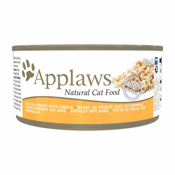 APPLAWS Chicken breast with cheese - mokré krmivo pro koč...