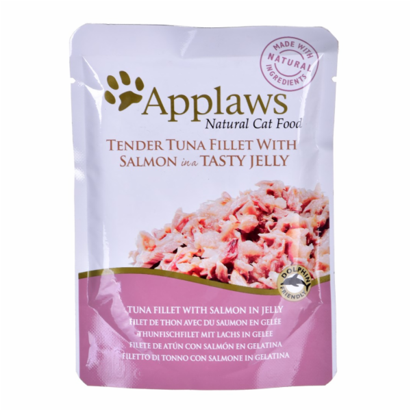 APPLAWS Tuna fillet with salmon in jelly - mokré krmivo p...