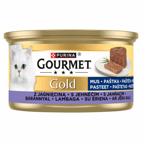 PURINA Gourmet Gold Mousse with lamb - mokré krmivo pro k...