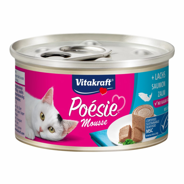 VITAKRAFT Poésie Mousse Salmon - mokré krmivo pro kočky -...